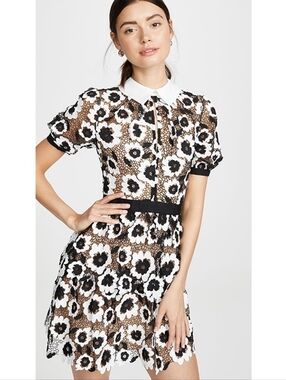 Self Portrait Guipure Dress US 6 Brand New With Tags